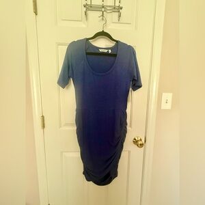 Athleta never worn ruched dress. Medium.